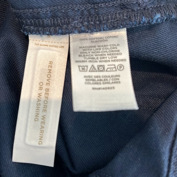 Women’s Loft Navy Pants sz 8 - Picture 6 of 6